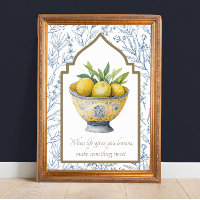 La vie vous donne citrons Inspiration Kitchen Art