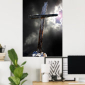 Poster La vieille croix robuste (Bureau à domicile)