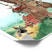 Poster La Vieille Dame dans la Chaussure (Coin)