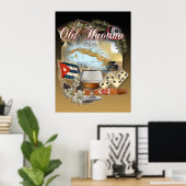 Poster la vieille havane (Bureau à domicile)