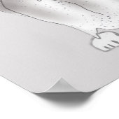 Poster La vieille mère Hubbard en gris  (Coin)