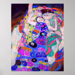 Poster La Vierge (1913) de Gustav Klimt.