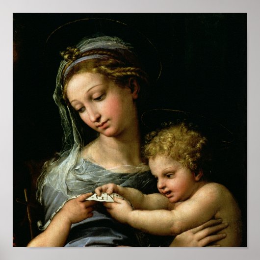 Poster La Vierge à la Rose, v.1518 (Devant)
