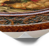 Poster La Vierge adorant l'enfant Christ (Coin)