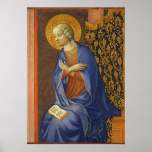 Poster La Vierge Annunciate, C. 1430 (le tempera sur le