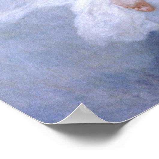 Poster La Vierge aux anges par William Bouguereau (Coin)