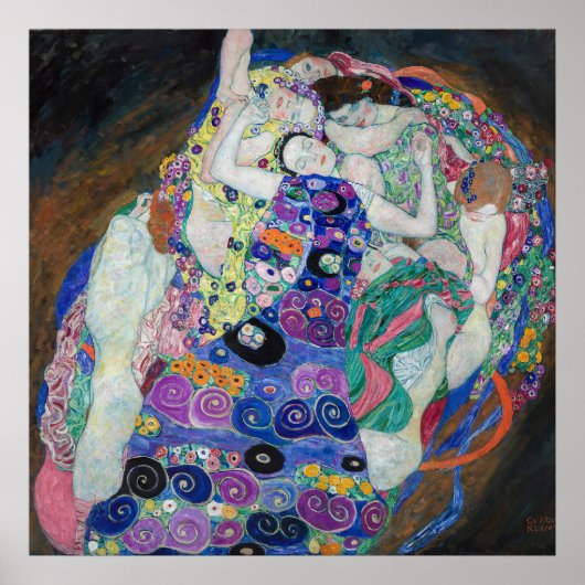 Poster La Vierge de Gustav Klimt, 1913 (Devant)