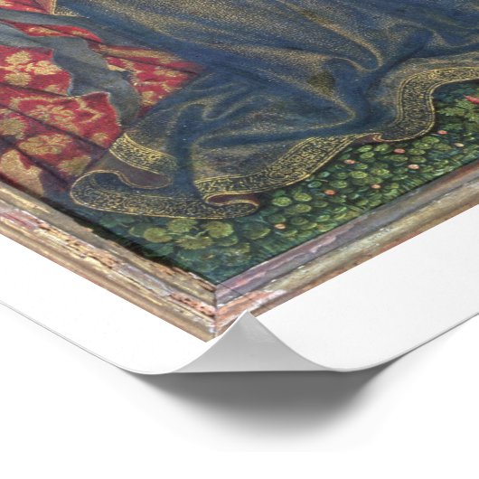 Poster La Vierge de l'Humilité adorée par Leonello d'Este (Coin)