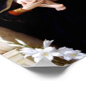 Poster La Vierge des Lilies (La Vierge au Lys) (Coin)