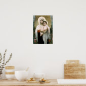 Poster La Vierge du Noël Rose (Cuisine)