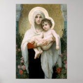 Poster La Vierge du Noël Rose (Devant)