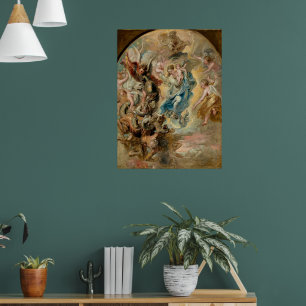 Poster La Vierge en tant que Femme de l'Apocalypse Rube