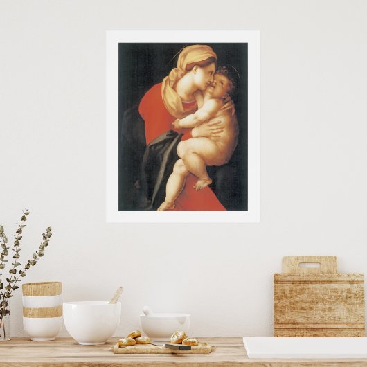 Poster La Vierge et l'enfant (Cuisine)