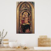 Poster La Vierge et l'Enfant, 1372 (Cuisine)
