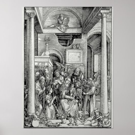 Poster La Vierge et l'enfant avec les saints (Devant)