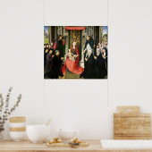 Poster La Vierge et l'Enfant avec St. James & St. Dominic (Cuisine)