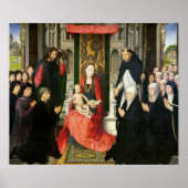 Poster La Vierge et l'Enfant avec St. James & St. Dominic (Devant)