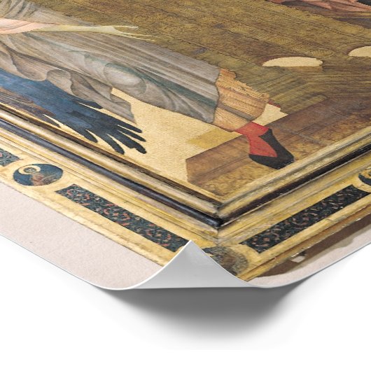 Poster La Vierge et l'Enfant en Majesté (Coin)