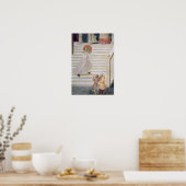 Poster La Vierge Marie monte l'escalier (Cuisine)