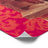 Poster La Vierge Noire, Ecole Catalane, 11ème siècle (Coin)