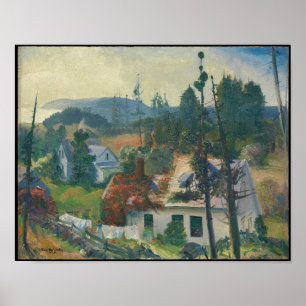 Poster La vigne rouge - Volants