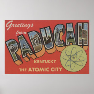 Poster La ville atomique - grandes scènes de lettre
