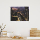 Poster La ville de Greenwich Village, John Sloan (Cuisine)