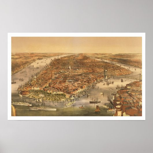 Poster La ville de New York, 18 ans (Devant)