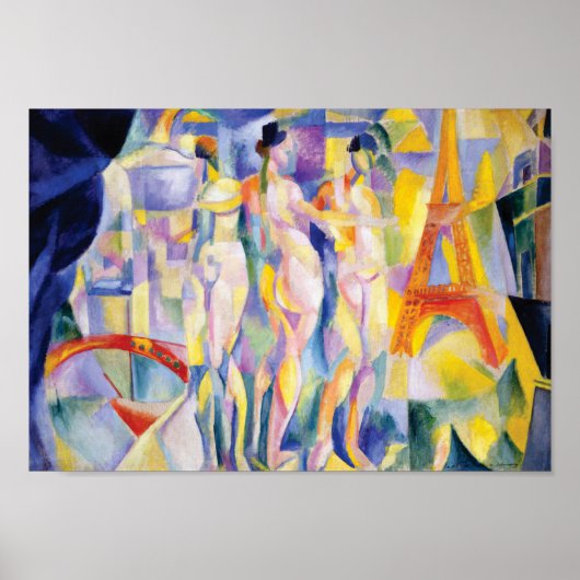 Poster La Ville de Paris par Robert Delaunay (Devant)