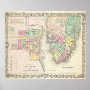 Poster La Ville De Savannah Georgia