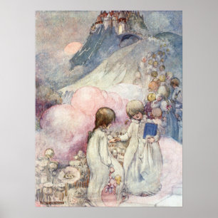 Poster La ville du sommeil par Anne Anderson