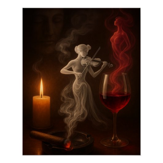 Poster La Violoniste et l'Esprit du vin (Devant)