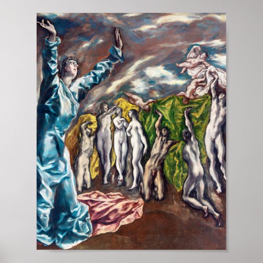 Poster La Vision de saint Jean | El Greco | (Devant)