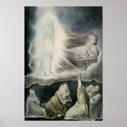 Poster La vision d'Eliphaz, 1825 (Devant)