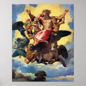 Poster La Vision d'Ézéchiel, peinture de Raphaël, (Devant)