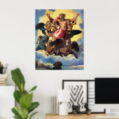 Poster La Vision d'Ézéchiel, peinture de Raphaël, (Bureau à domicile)