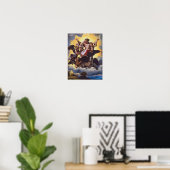 Poster La Vision d'Ezéchiel | Raphaël | (Bureau à domicile)
