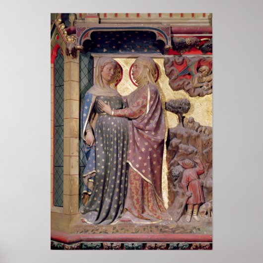 Poster La Visitation, 1340-51 (Devant)
