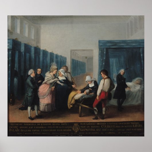 Poster La visite de Monsieur et Madame Necker (Devant)