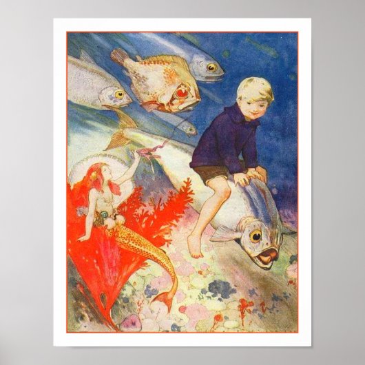 Poster La Visite De Waterboy À La Fée De Mer (Devant)