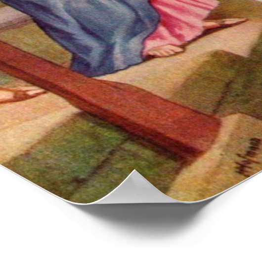 Poster La visite des sages (Coin)