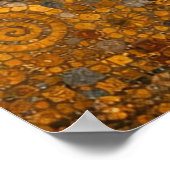 Poster La voie dorée inspirée de Klimt (Coin)