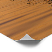 Poster La voile au coucher du soleil (Coin)