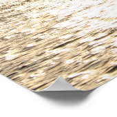 Poster La voile au coucher du soleil (Coin)