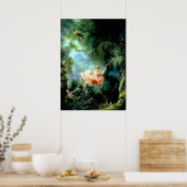 Poster La voilure" par Jean-Honoré Fragonard (Cuisine)