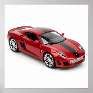 Poster La Voiture Red Sports