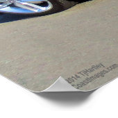 POSTER LA VOITURE SPORTIVE AMÉRICAINE : CORVETTE (Coin)