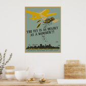 Poster La Volée Est Aussi Mortelle Qu'Une Bombe (Cuisine)