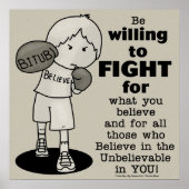 Poster La volonté de combattre (Devant)