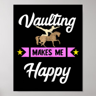Poster La Voûte Me Rend Joyeux Cheval Equestre